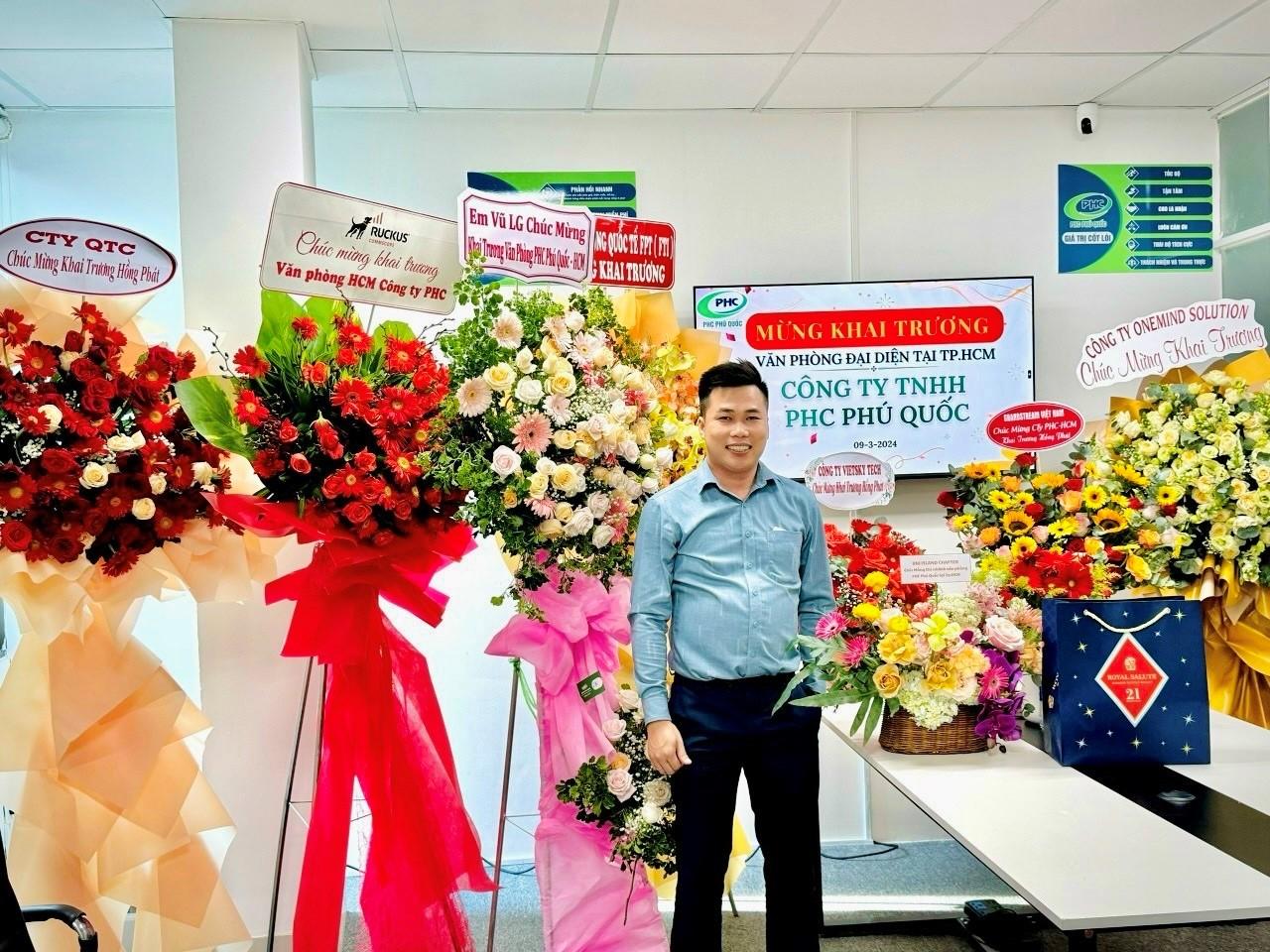 MỪNG KHAI TRƯƠNG VĂN PHÒNG ĐẠI DIỆN CÔNG TY TNHH PHC PHÚ QUỐC TẠI TP. HỒ CHÍ MINH